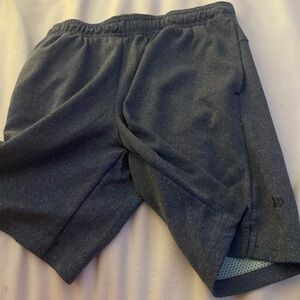 Light blue stretchy athletic shorts